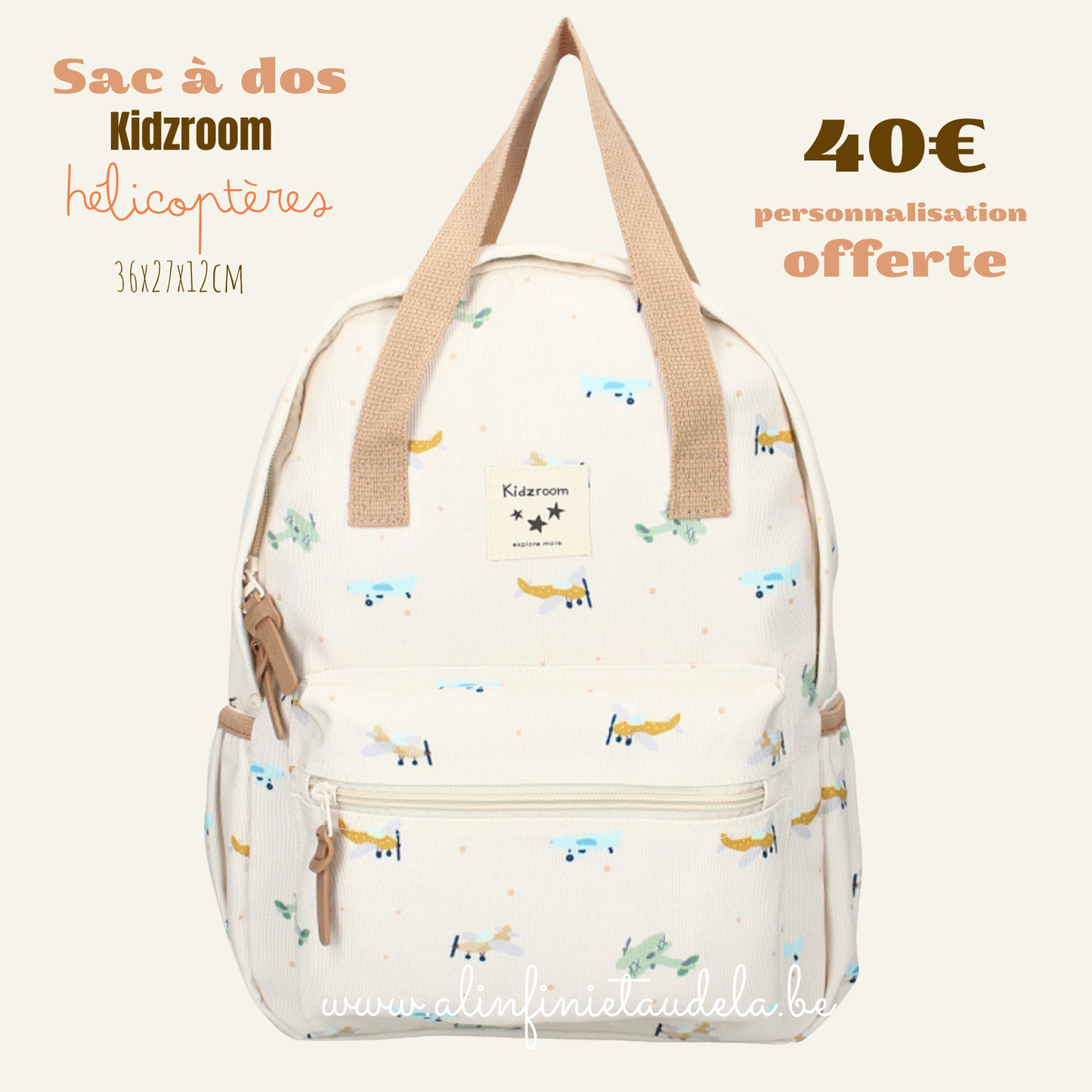 Sac à dos enfant - Hélicoptères
