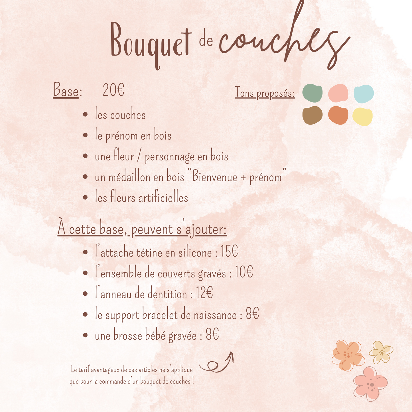 Bouquet de couches