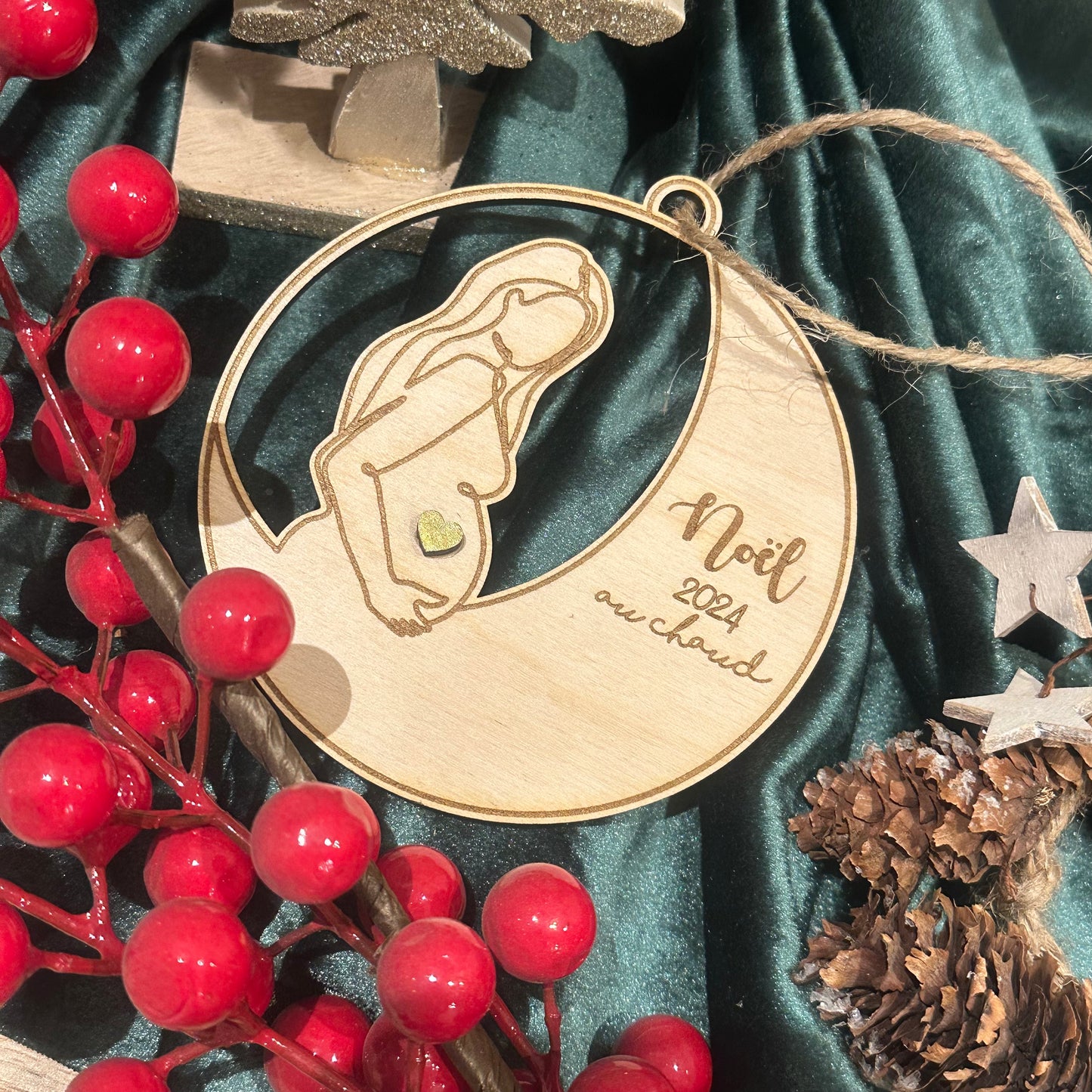 Boule de Noël grossesse