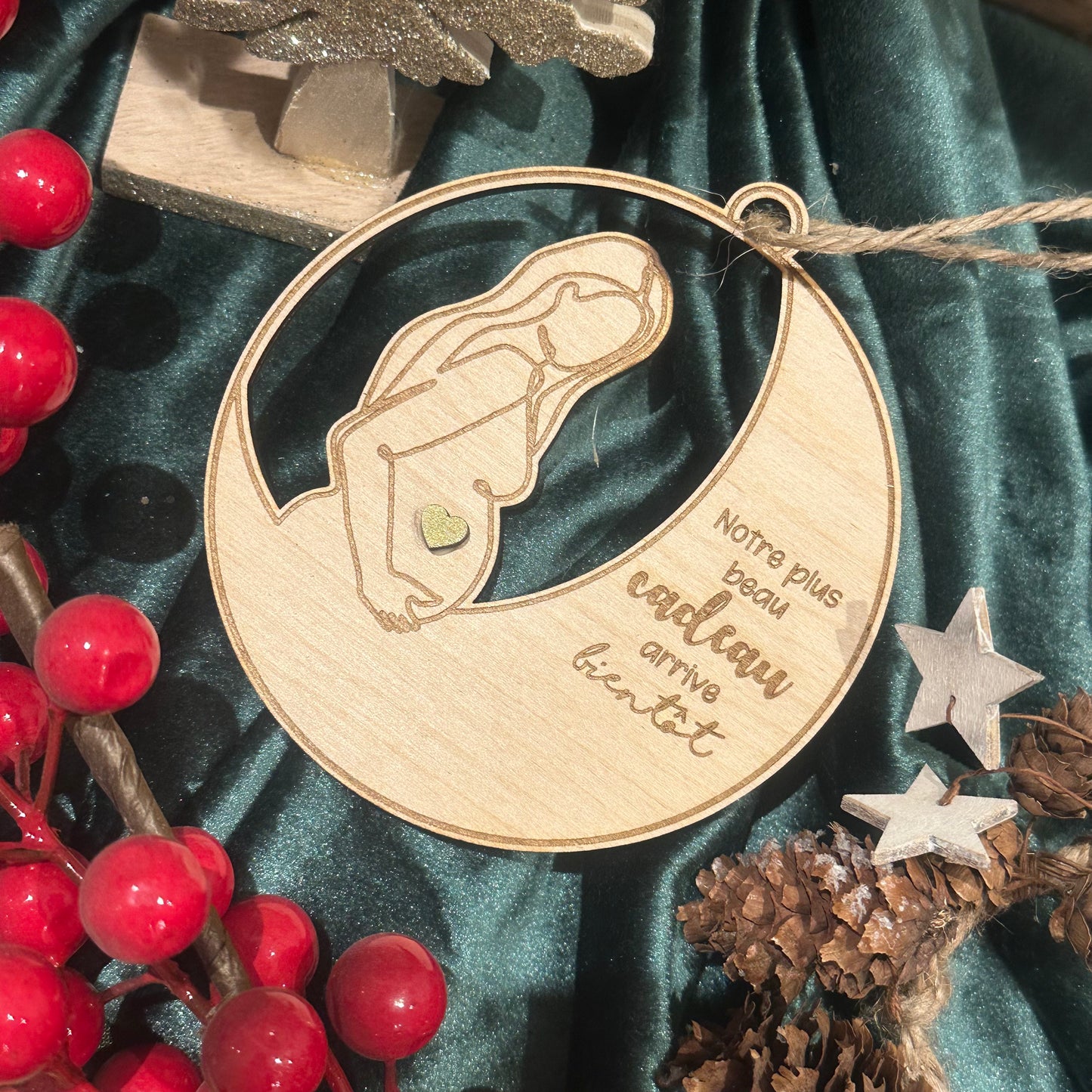 Boule de Noël grossesse