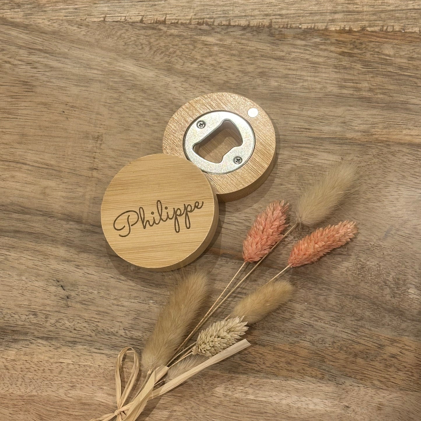 Décapsuleur bambou