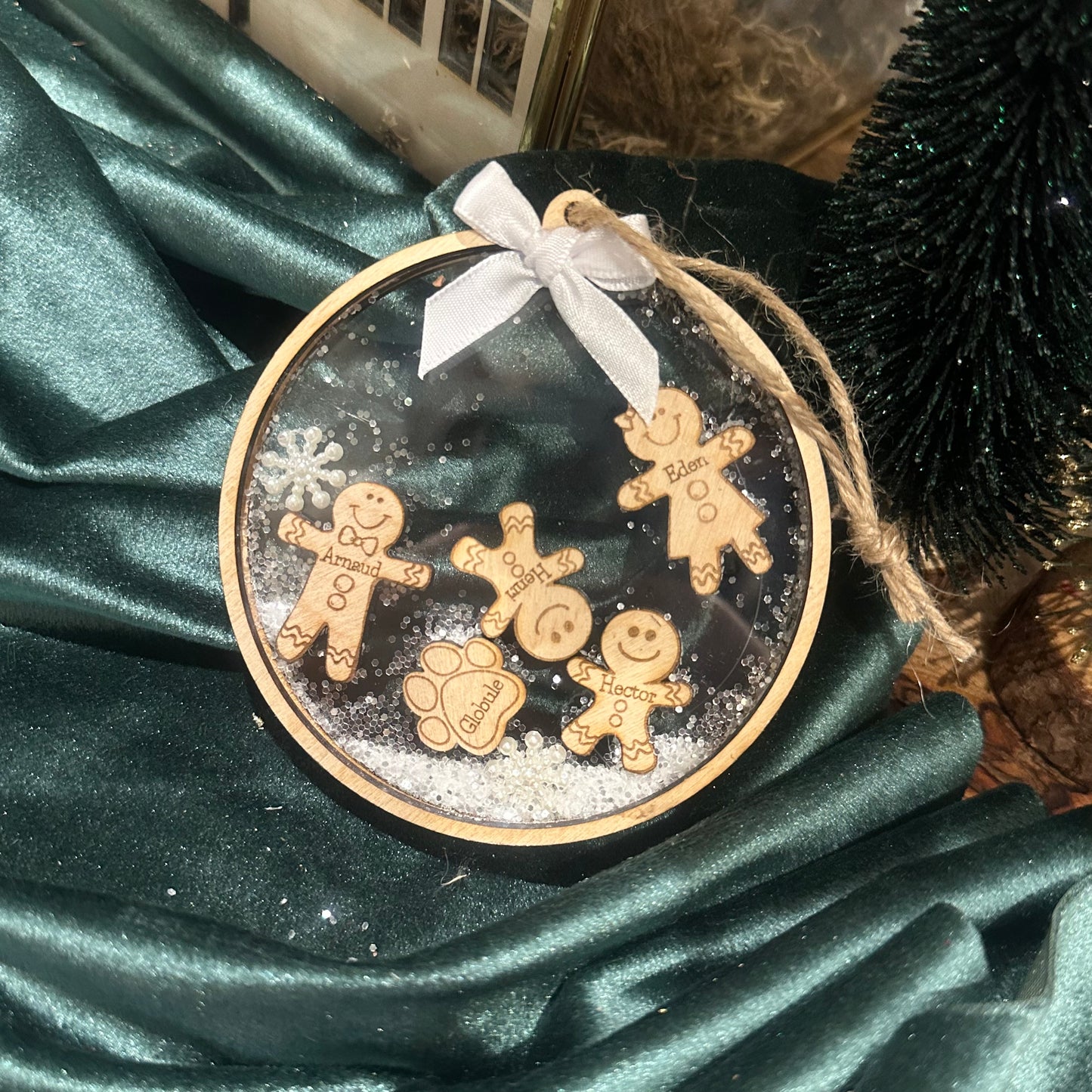 Boule Noël famille