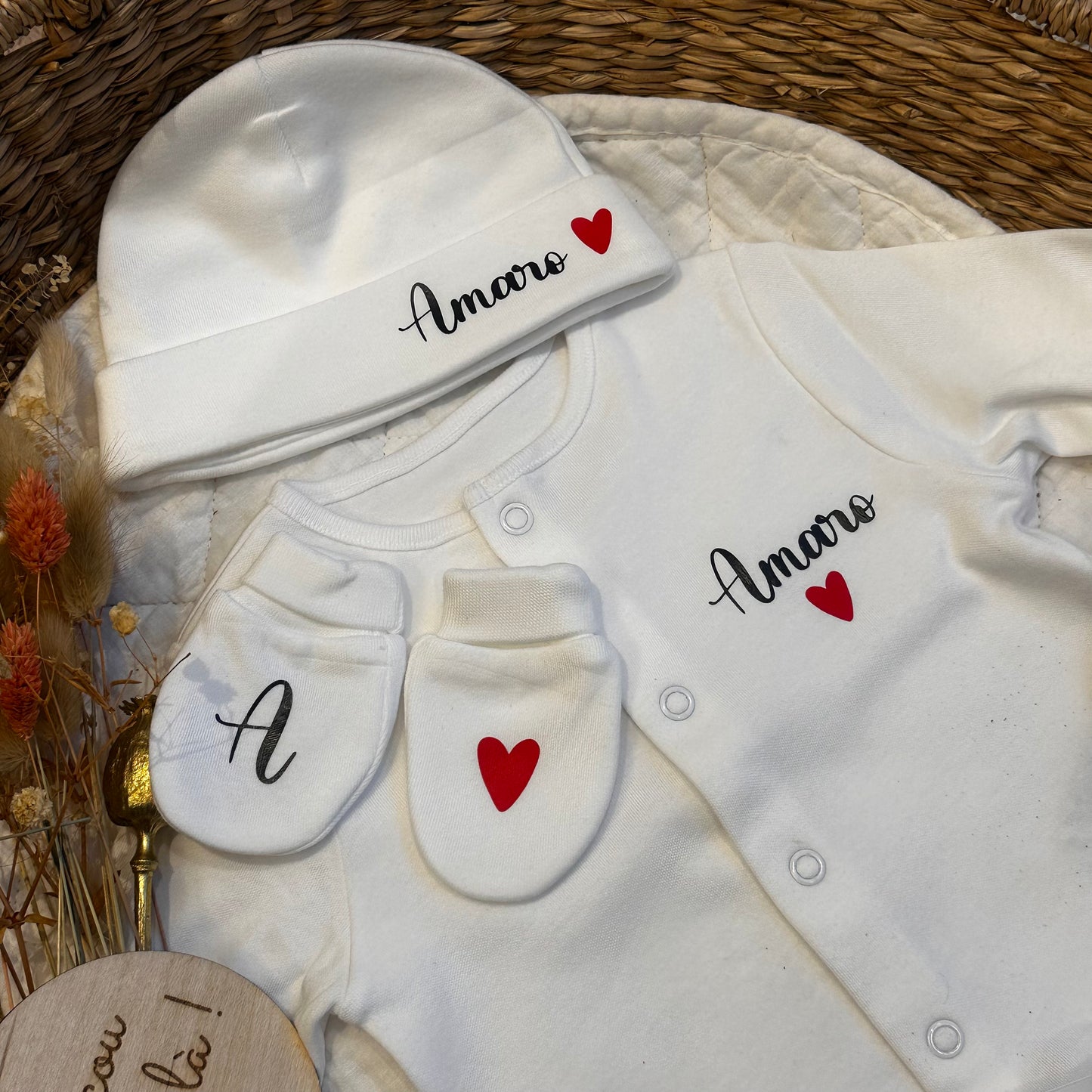 Bonnet / mouffles / chaussons