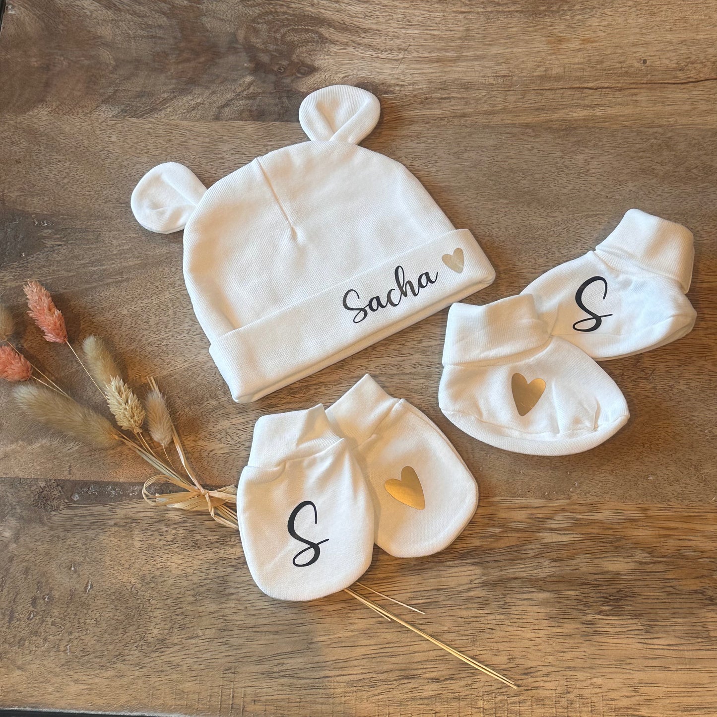 Bonnet / mouffles / chaussons