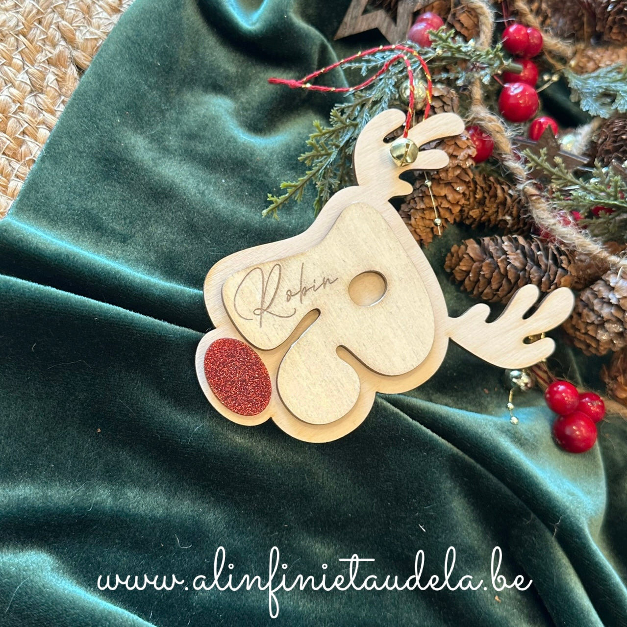 Boule renne clochette