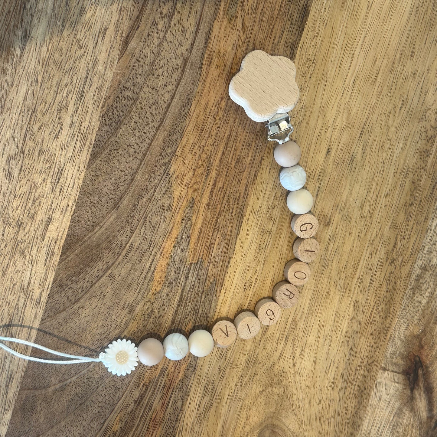 Attache tétine silicone