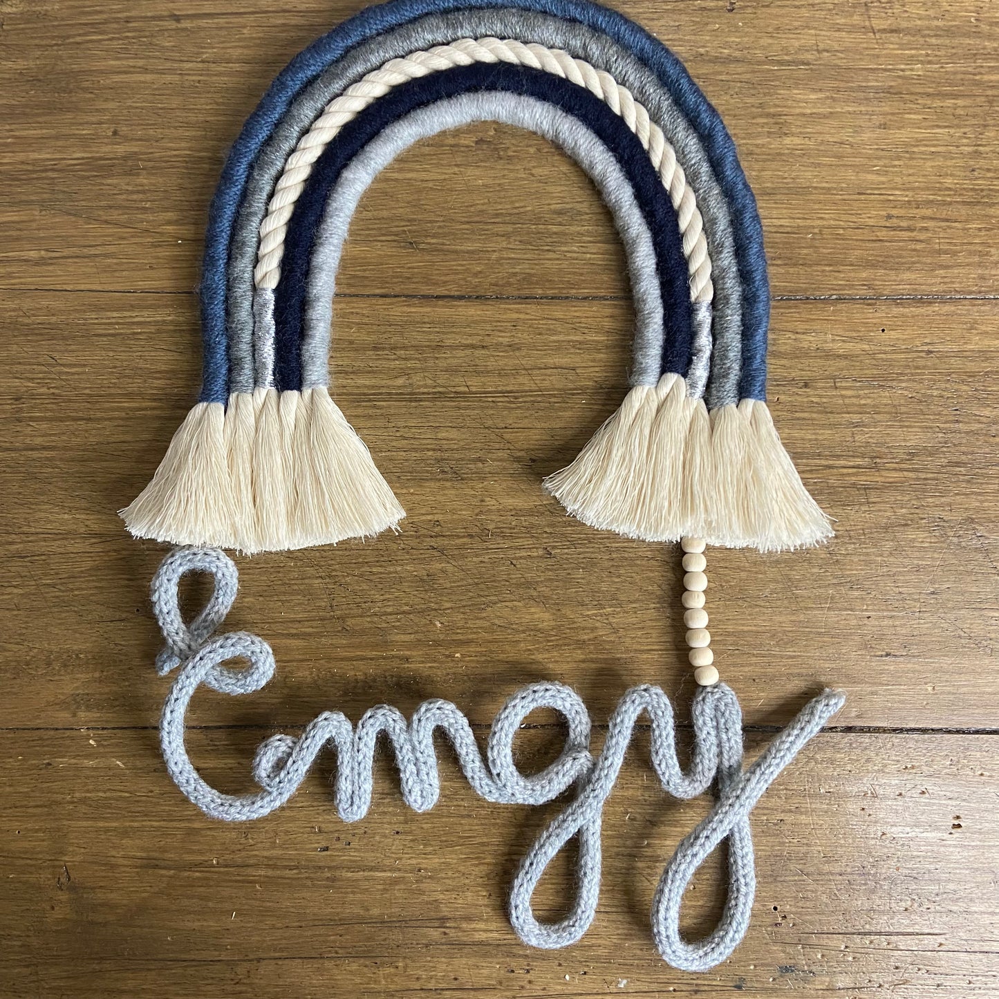 Arc-en-ciel macramé