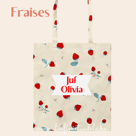 Tote bag Fraises