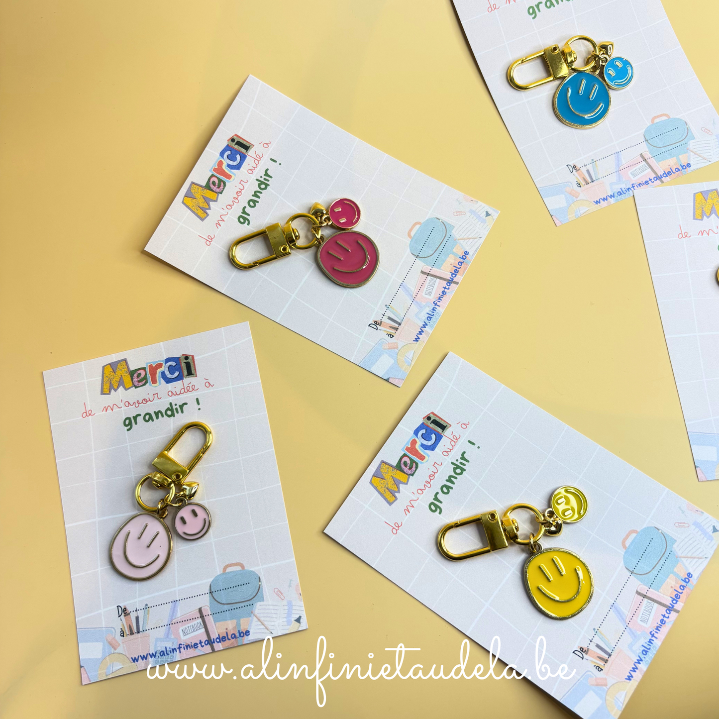 Porte-clé smiley
