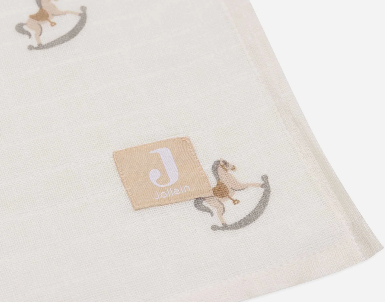 Grand lange de gaze de coton - Cheval à bascule JOLLEIN
