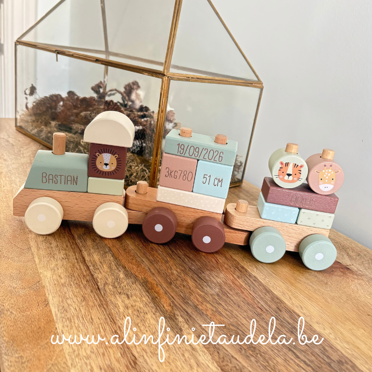 Train en bois