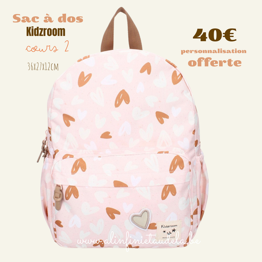Sac à dos enfant -Coeurs 2