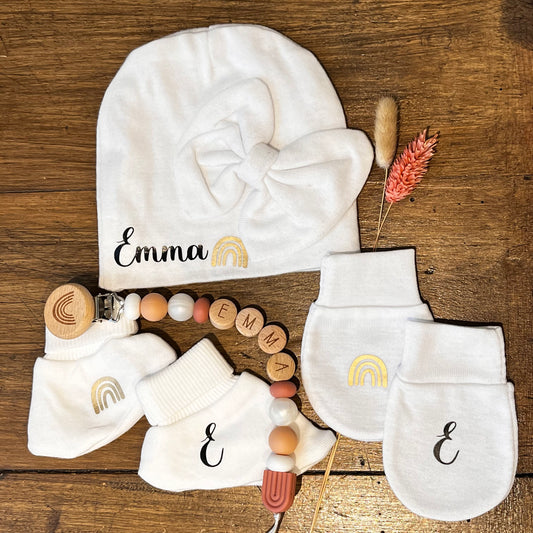 Bonnet / mouffles / chaussons