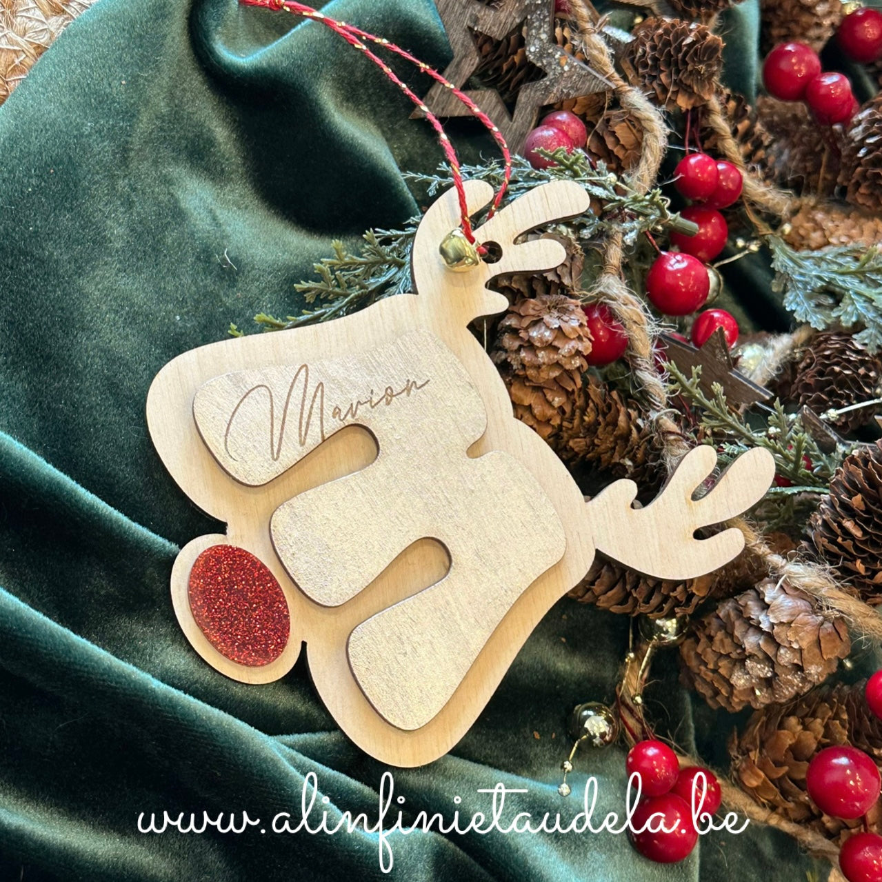 Boule renne clochette