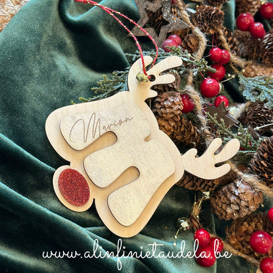 Boule renne clochette