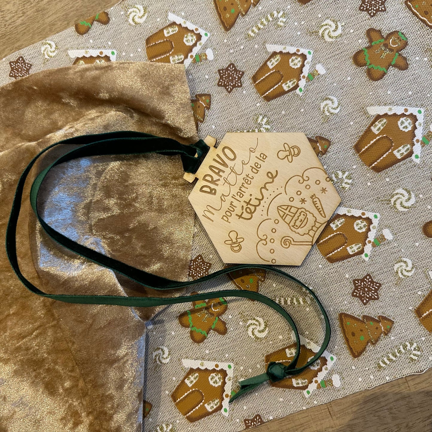 Médaille arrêt tétine