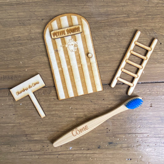 Pack petite souris en bois